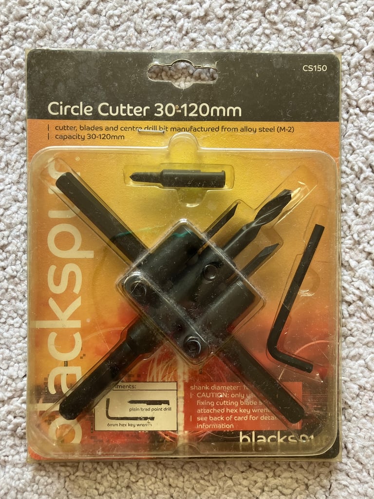 image for Circle cutter Blackspur 30-120mm