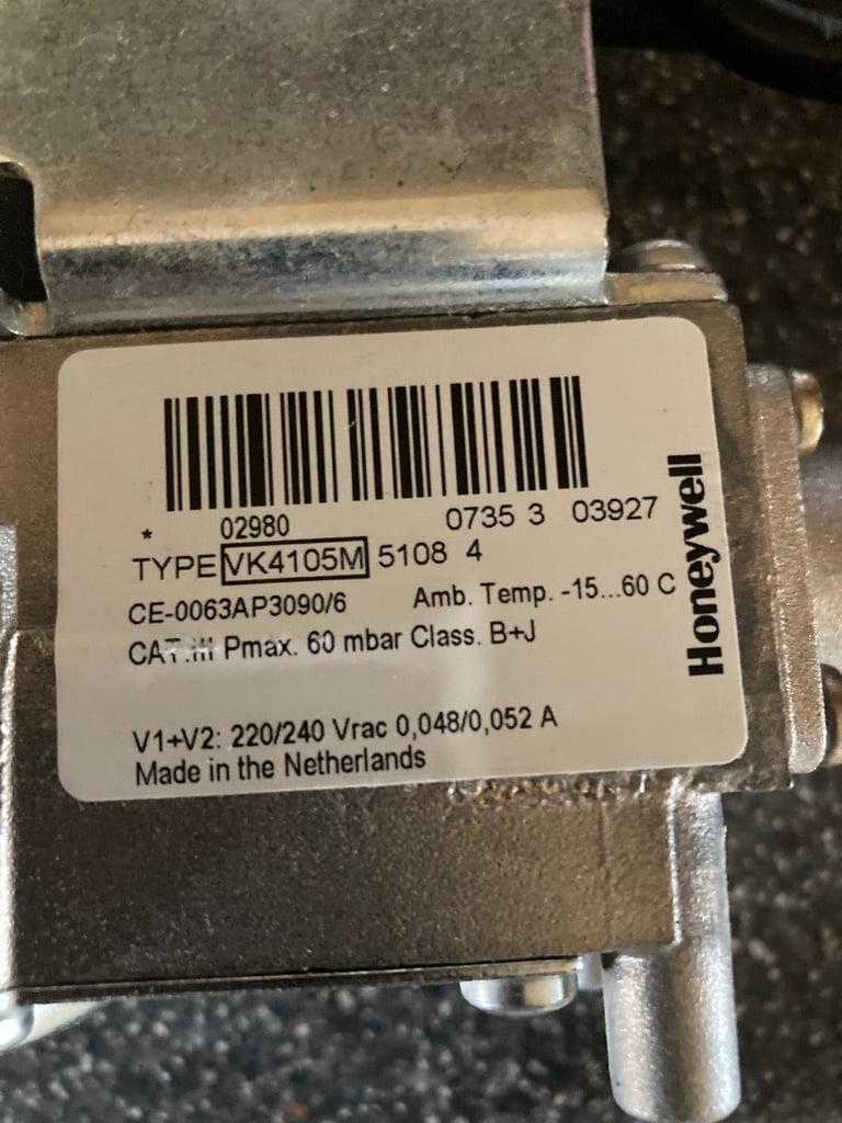 Honeywell full gas valve for combi boiler 