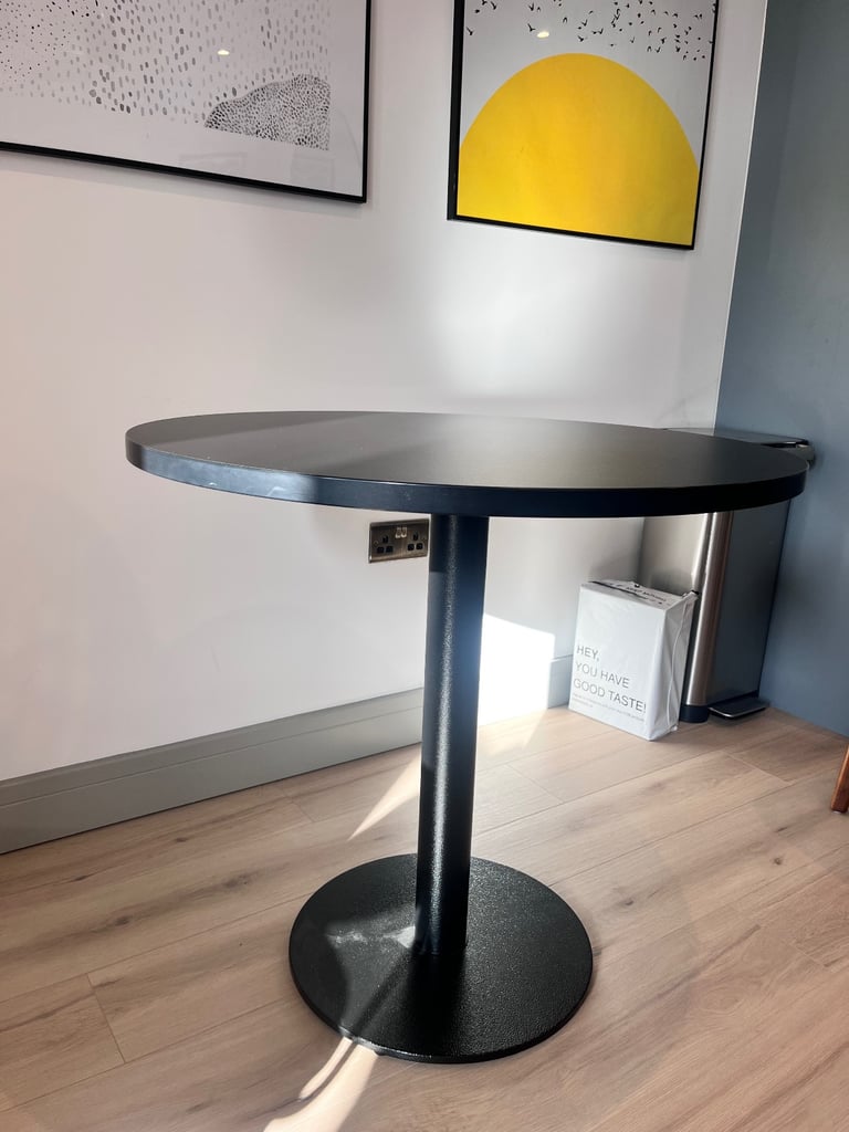 image for Small Round Black Table
