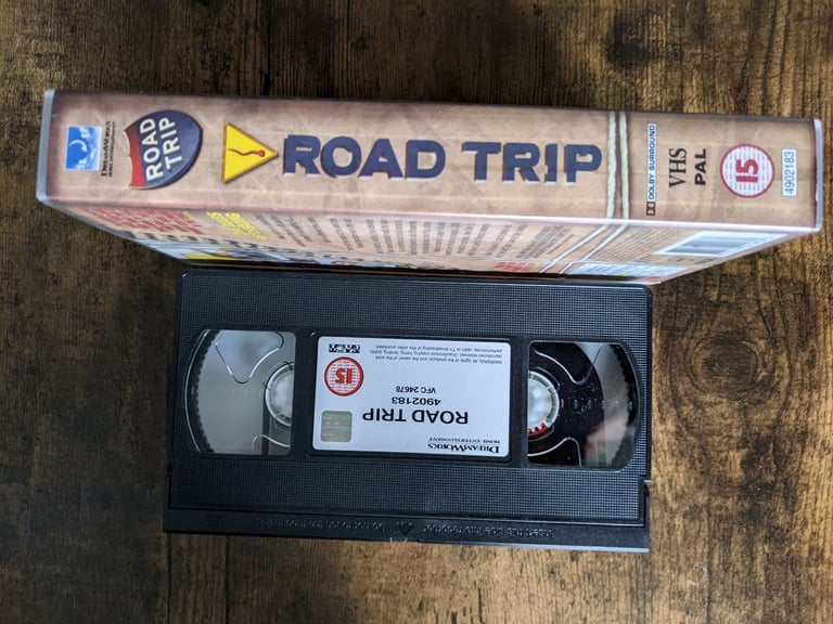 Road Trip unseen and Explicit VHS vidro tape