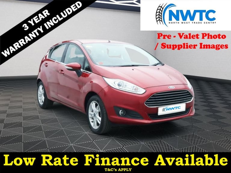 image for 2015 Ford Fiesta 1.25 Zetec Hatchback 5dr Petrol Manual Euro 6 (82 ps) 1 OWNER FROM NEW Hatchback...