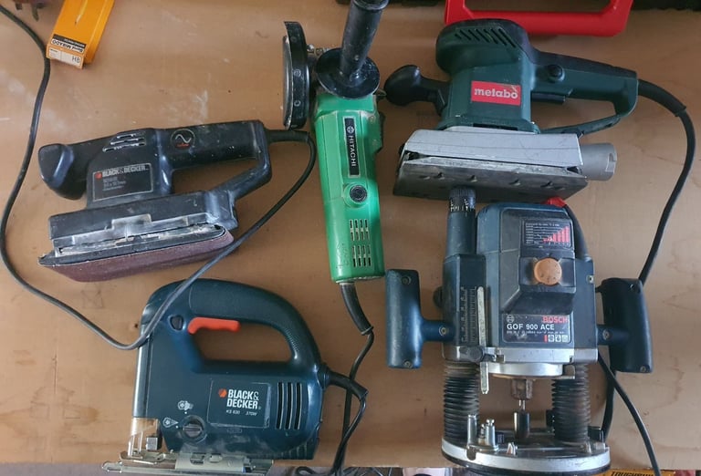 image for For sale is a job lot of power tools.