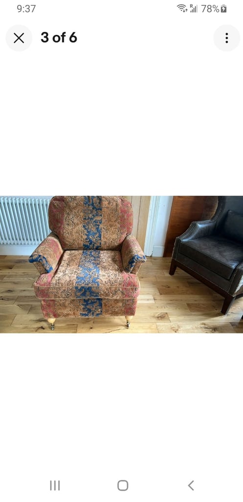 2 Handmade DURESTA  armchairs  stunning and elegant