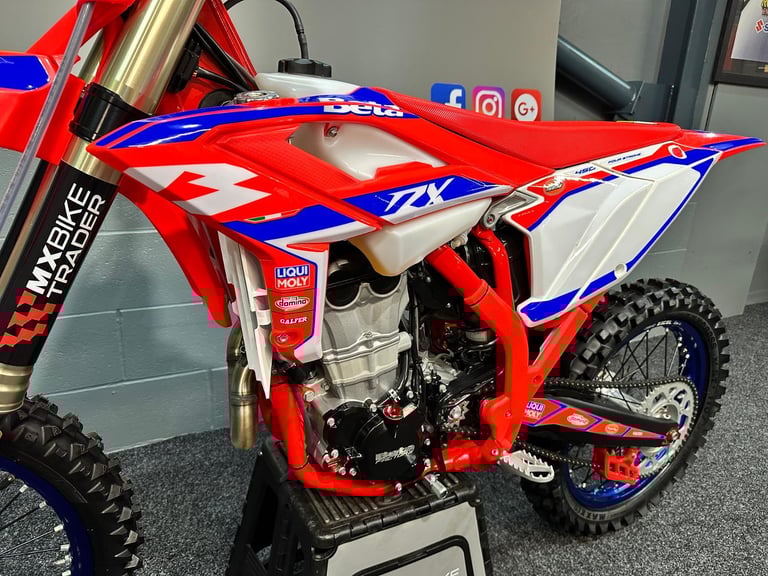 2025 BETA RX 450 MX - ZERO HOUR UNUSED BIKE - INCLUDES VAT - CRF SXF SX FC MC KX