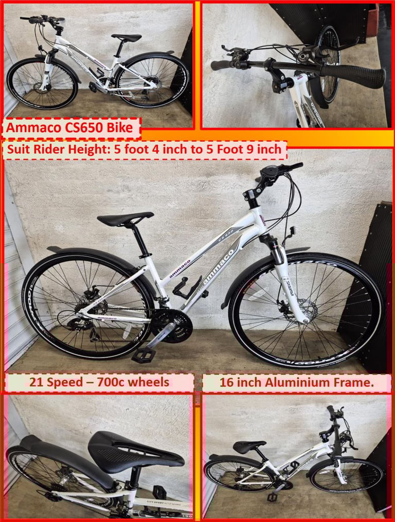 image for Ammaco CS650 Bike - 21 Speed – 700c wheels.