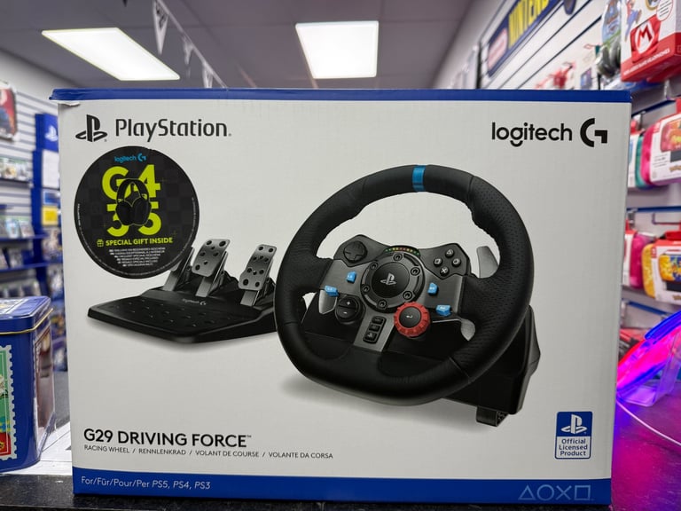 image for Logitech G29 Racing wheel with Padels box and warranty 