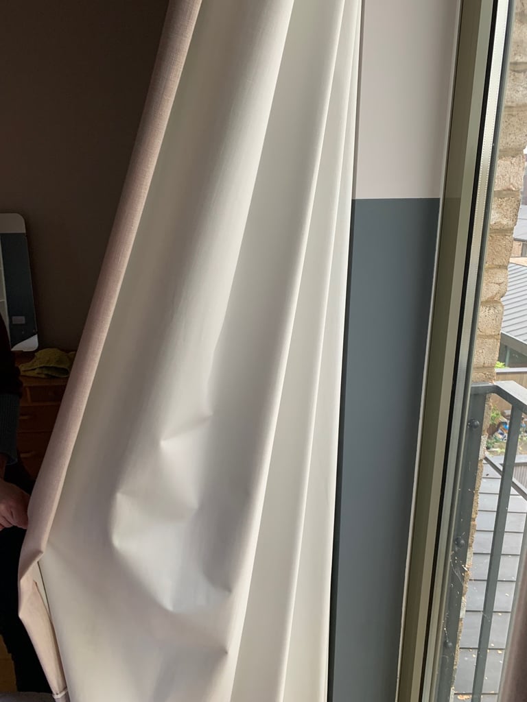 Romo fabric full length curtains 
