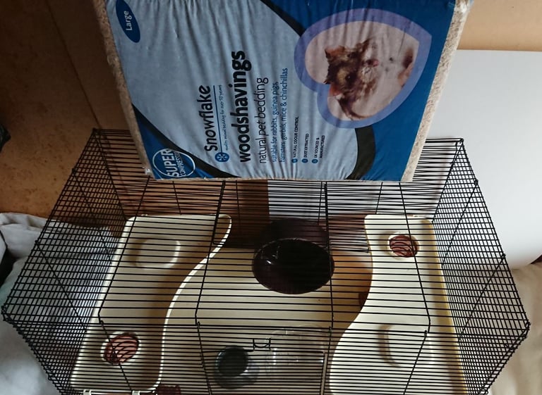 Large hamster cage plus accessories 