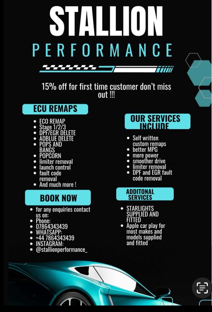 Ecu remaps stage 1/2/3 