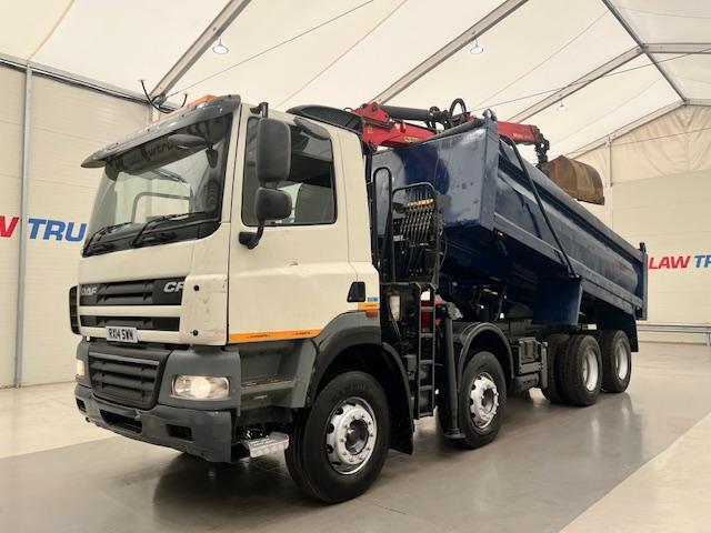 DAF CF85 410 8x4 Day Cab Steel Tipper Grab