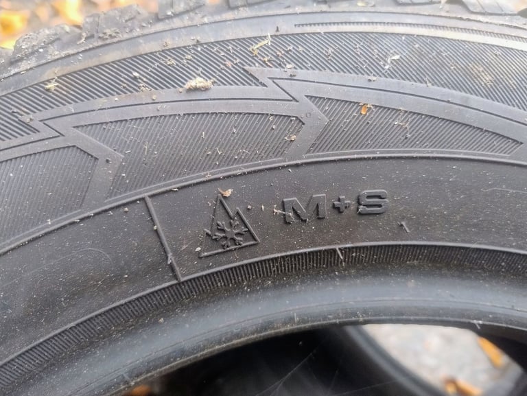 image for Pair fab Goodyear Ultragrip M&S winter tyres 170/70 R14