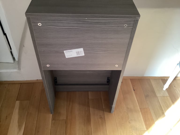 Concealed toilet unit grey 500mm wide