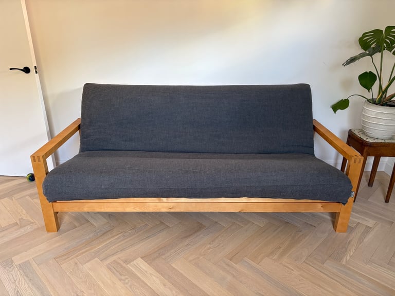 QUAD  3 seater birch sofa bed - Futon Company 