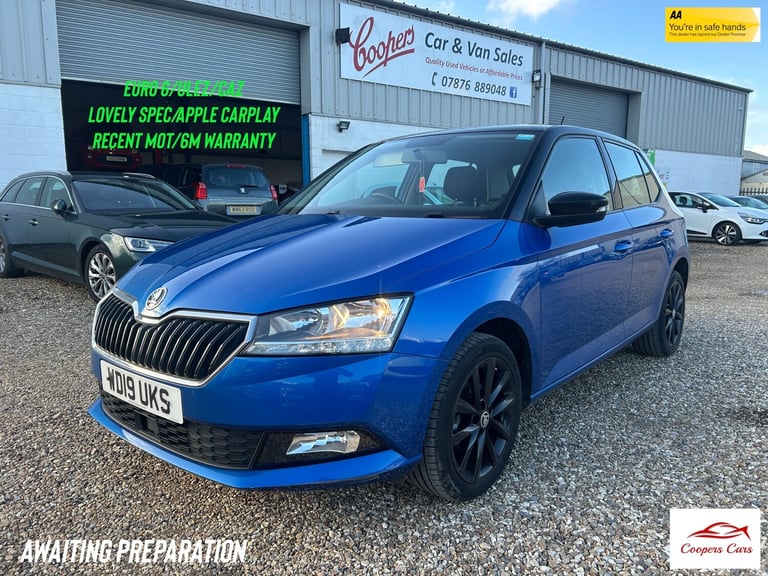 2019 Skoda Fabia 1.0 TSI Colour Edition 5dr HATCHBACK Petrol Manual