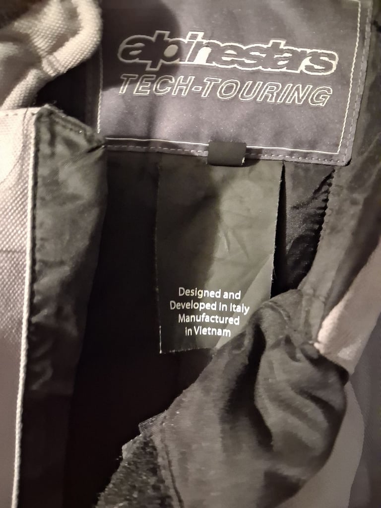 Men's Alpinestar motorbike jacket 