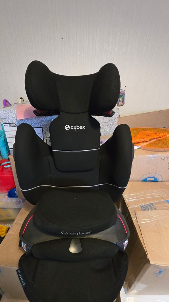image for Cybex Pallas M-Fix SL Car Seat- Pure Black