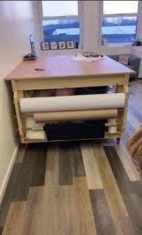 Bespoke Wooden Pattern Cutting Table