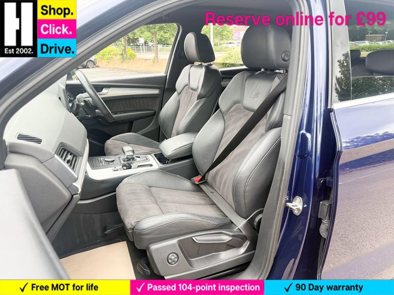 2017 Audi Q5 2.0 TFSI S line S Tronic quattro Euro 6 (s/s) 5dr ESTATE Petrol Automatic