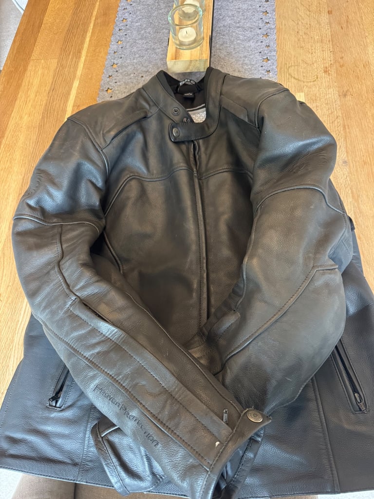 Motorcycle leather jacket - BKS size 42