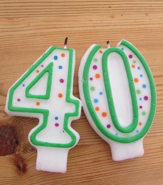 image for 40 candle, used once, can post or collect from torquay. £1