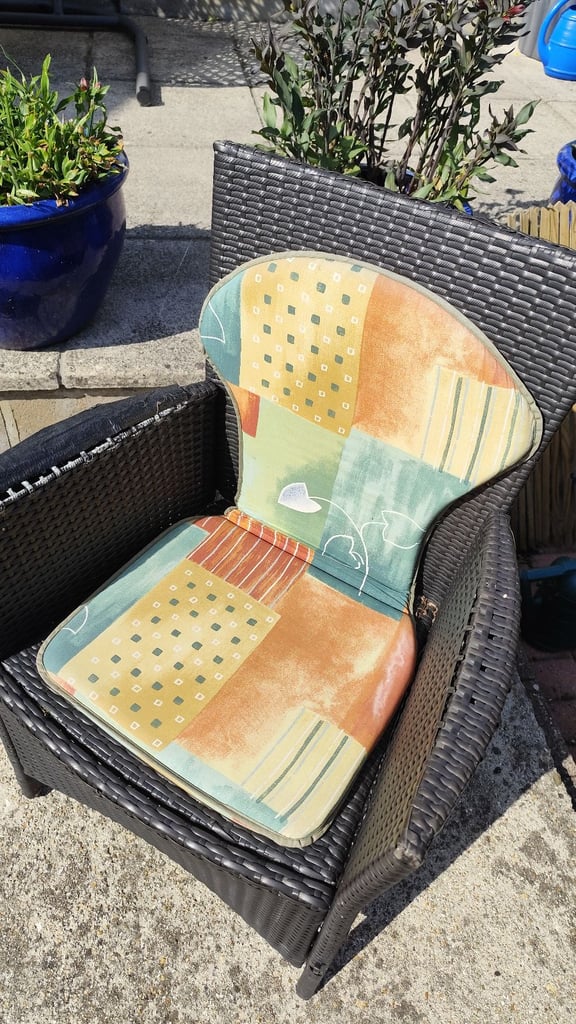 image for Padded Cushions for garden chairs