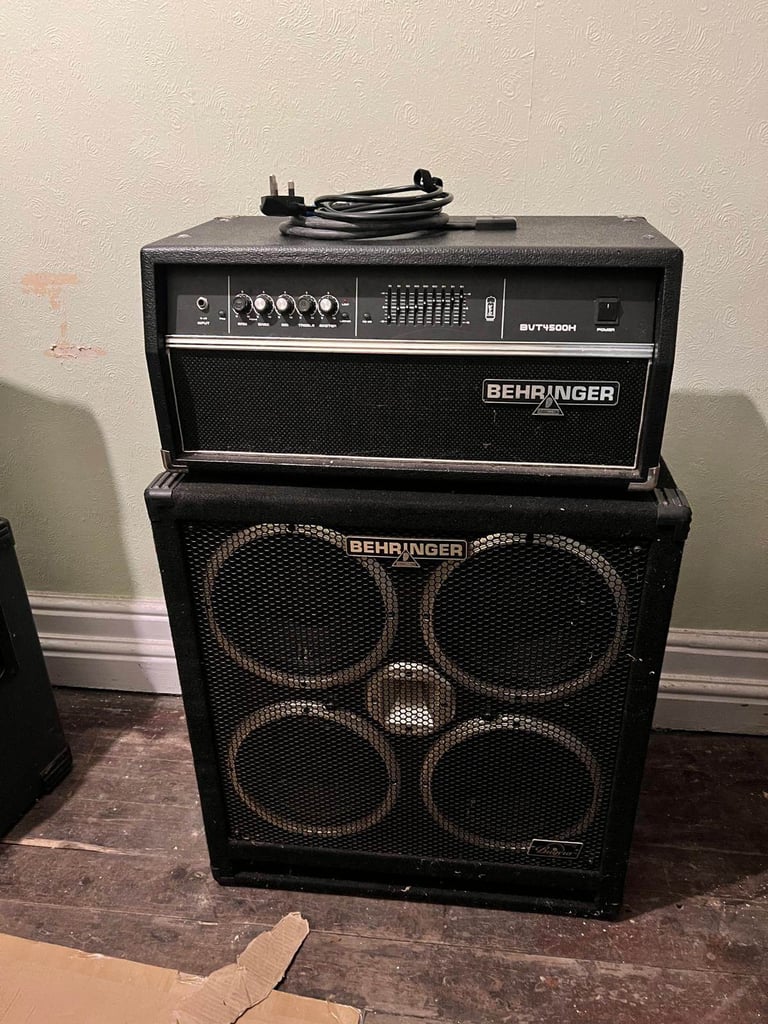 image for Behringer BVT4500H and BB410 bass amp