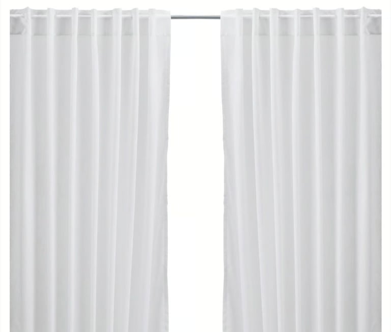 IKEA Vivan curtains, extra long. 