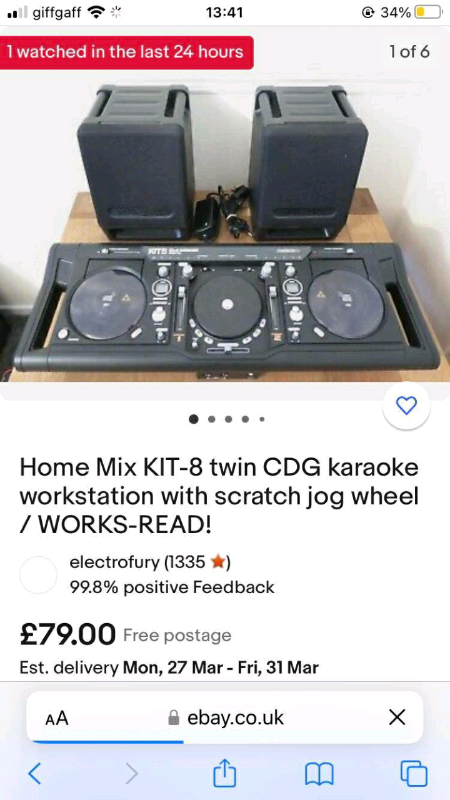 Karaoke/Cd/mixer decks 