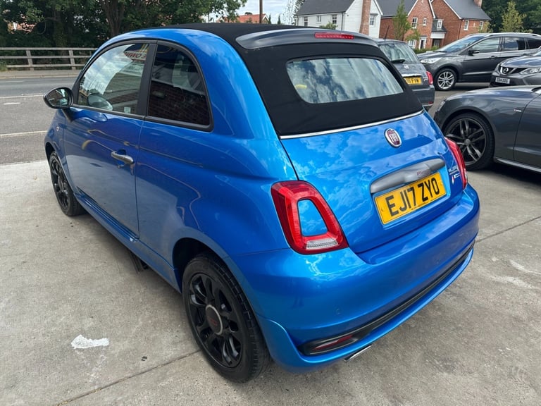 2017 Fiat 500 1.2 S 2dr CONVERTIBLE Petrol Manual