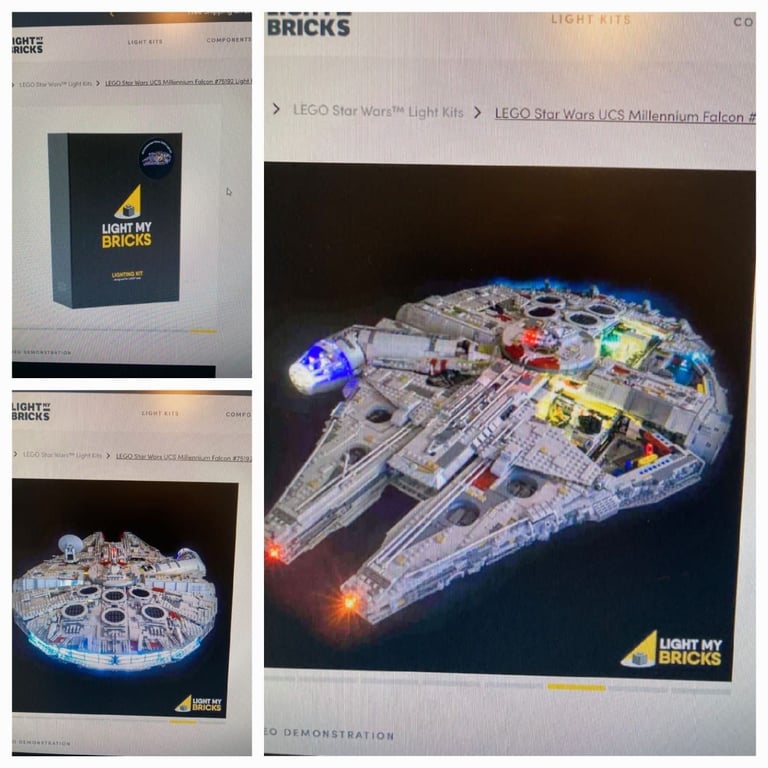 Lego Millennium Falcon 75192 Ultimate Collection Bundle set