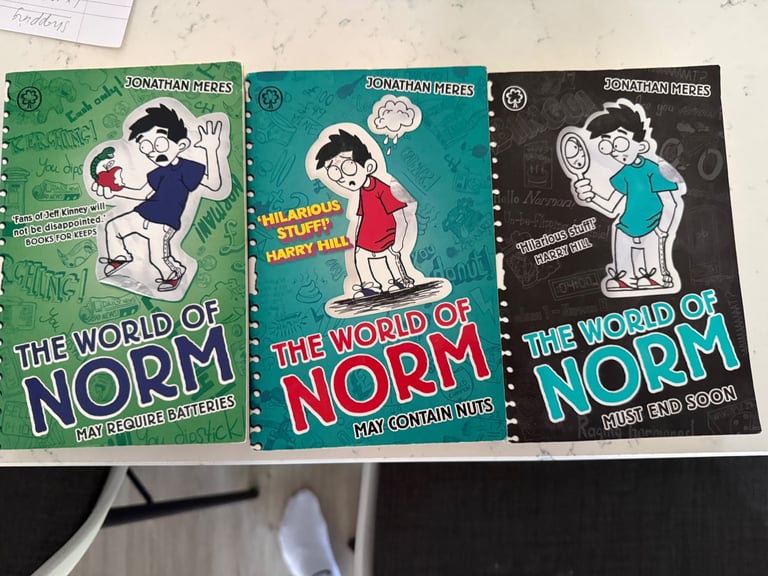 image for The world of Norm books x 3
