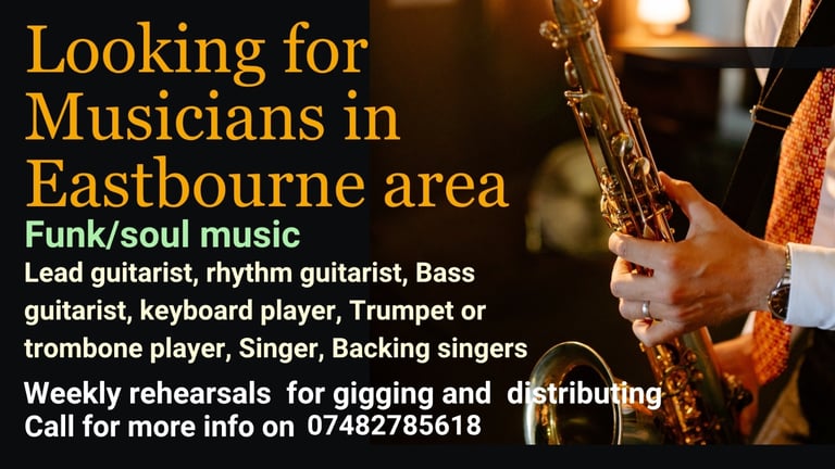 image for Looking for musicians to create a soul/funk band