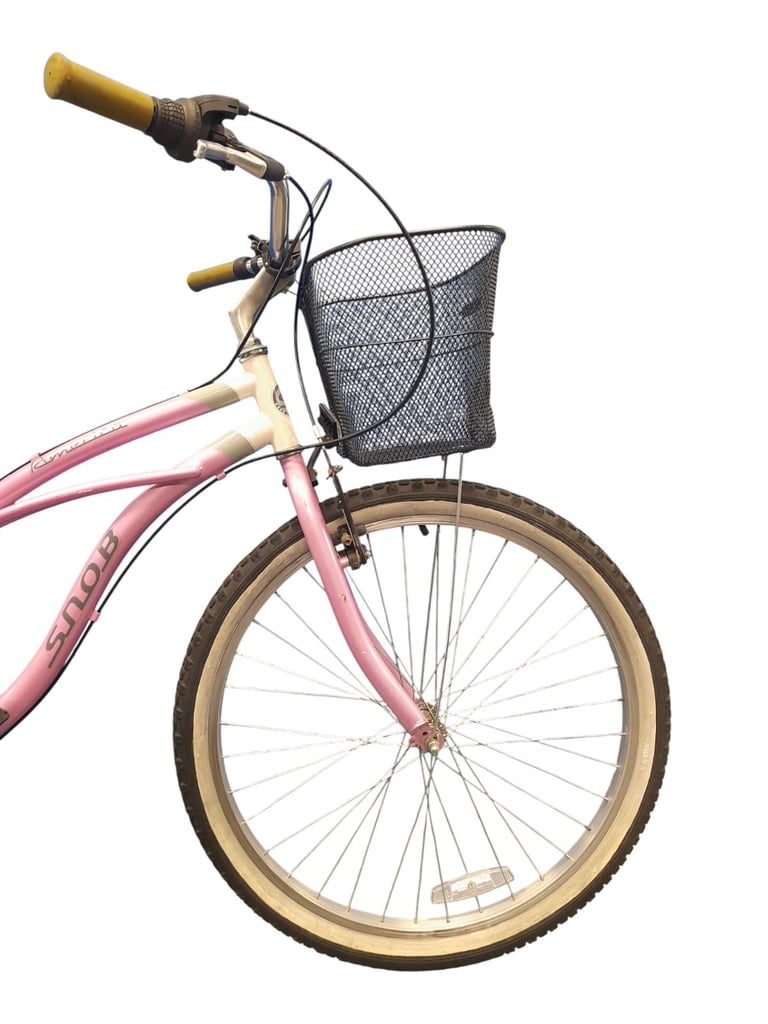 America Snob Ladies Bicycle with Basket and Back Penniers Rack - Student Discount Available