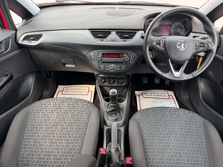 VAUXHALL CORSA 1.4 i ecoTEC Active Red Manual Petrol 2019 WARRANTY 12 MONTHS MOT