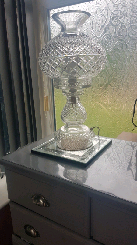 Waterford Crystal innishmore  lamp..Massive..