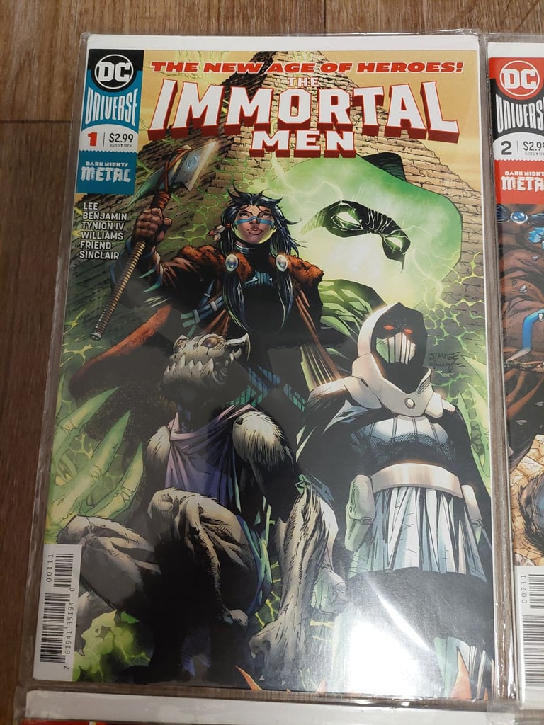 Imortal men comic books by DC Comics issues 1 to 6