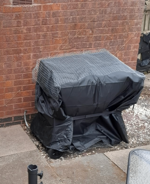 Grill Cover, Waterproof BBQ Grill Cover, 58 inch Rip-Proof and Anti-UV Barbecue Cover 
