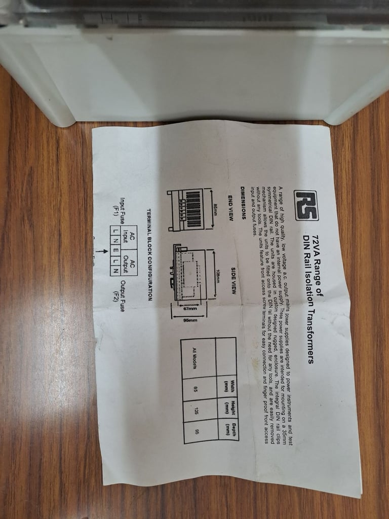 image for Ccl 24v isolation transformer 