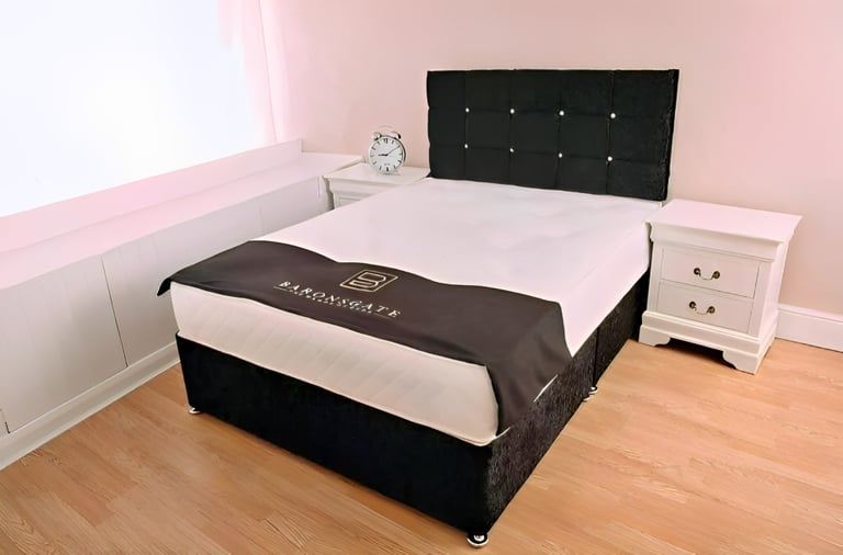 Latest Design Divan King Size Bed With Mattress-Single Size-Double Size-King Size-Comfy Mattress
