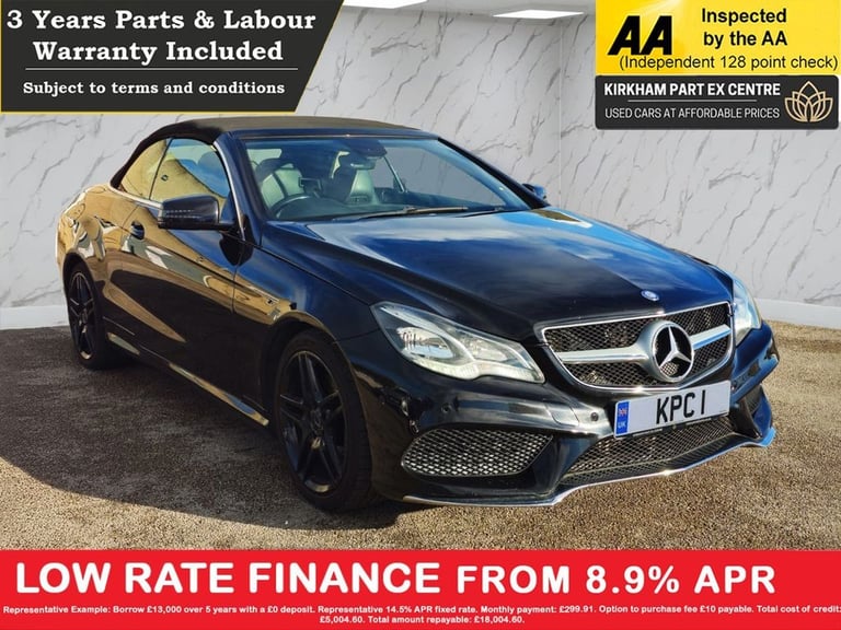 2013 Mercedes-Benz E-Class 2.1 E220 CDI AMG Sport Cabriolet 2dr Diesel G-Tronic+ Euro 5 (s/s) (17...
