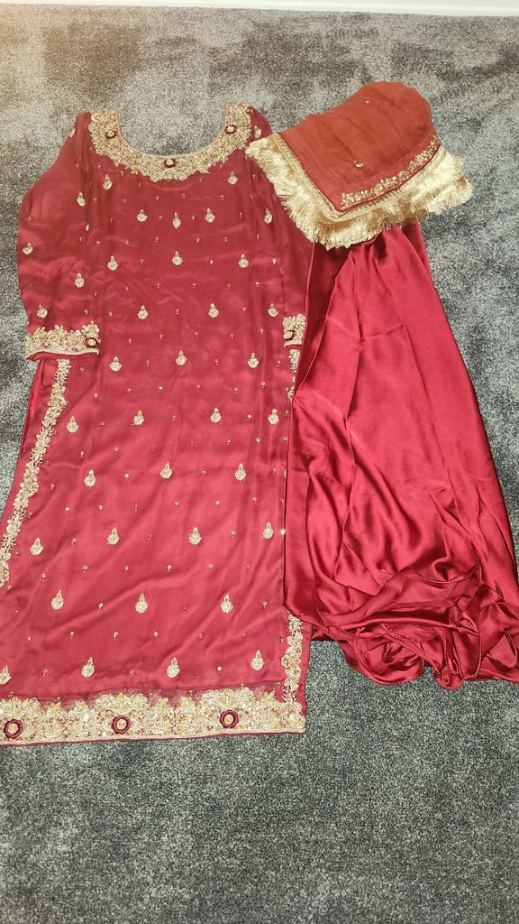 Pakistani salwar kameez wedding bridal indian anarkali