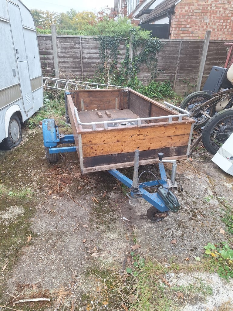 Car Trailer with spare wheel 