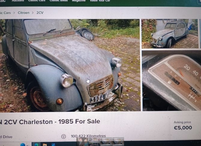 CITROEN 2CV   602cc ALL PARTS BARN FIND £5000  CASH OFFERS