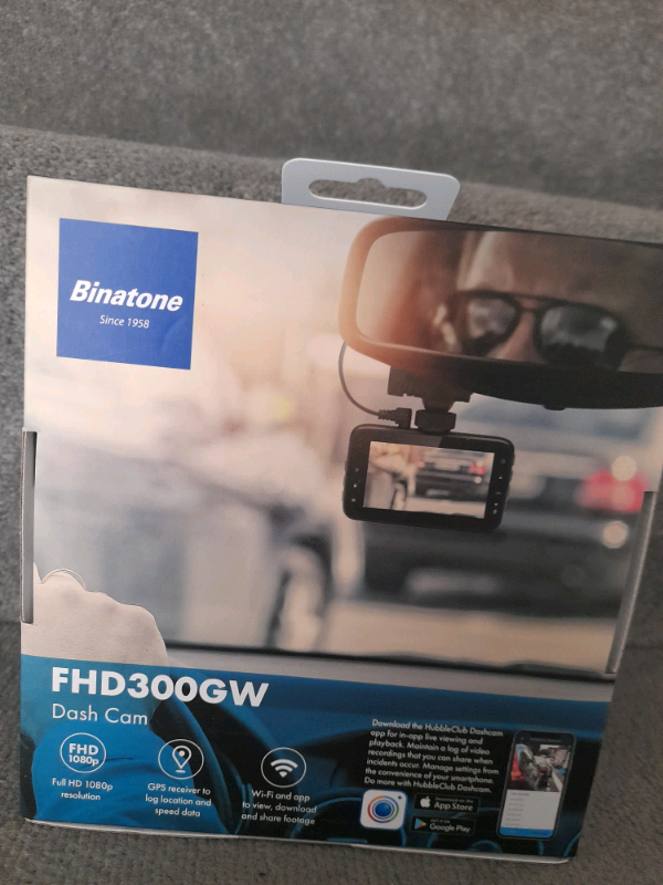 Binatone Dash Cam & 32GB memory Card, both new & unused