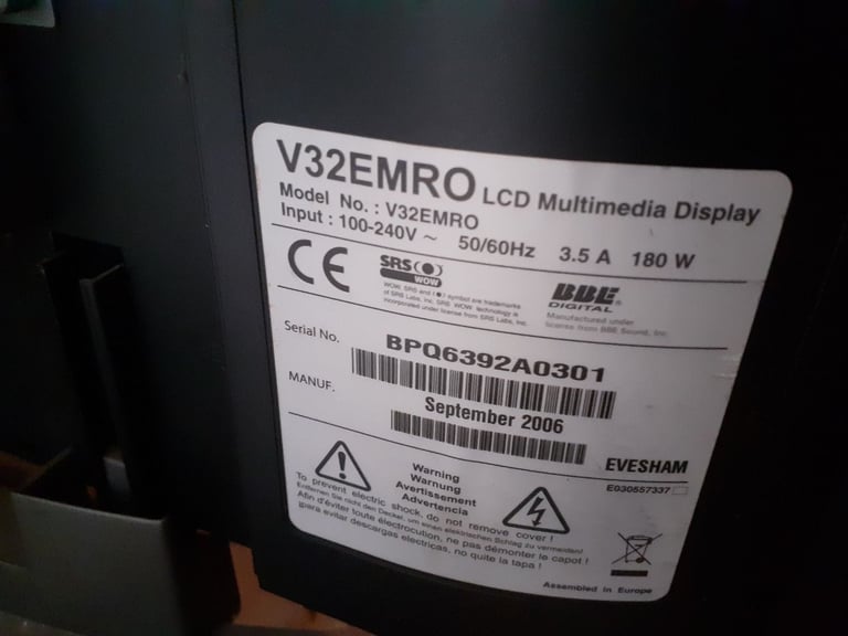 Brilliant condition Evesham  40in  tv, surround sound,  hdmi  perfect working condition.