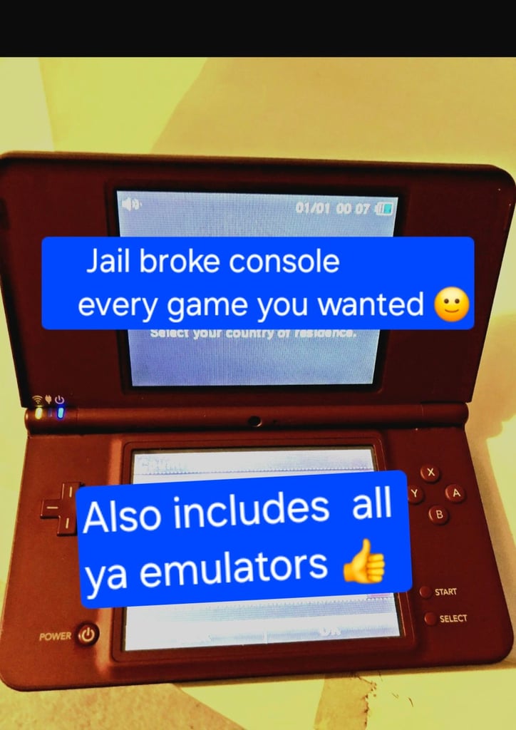 🎮 Nintendo XL console jailbreak  r4s lots & lots of games