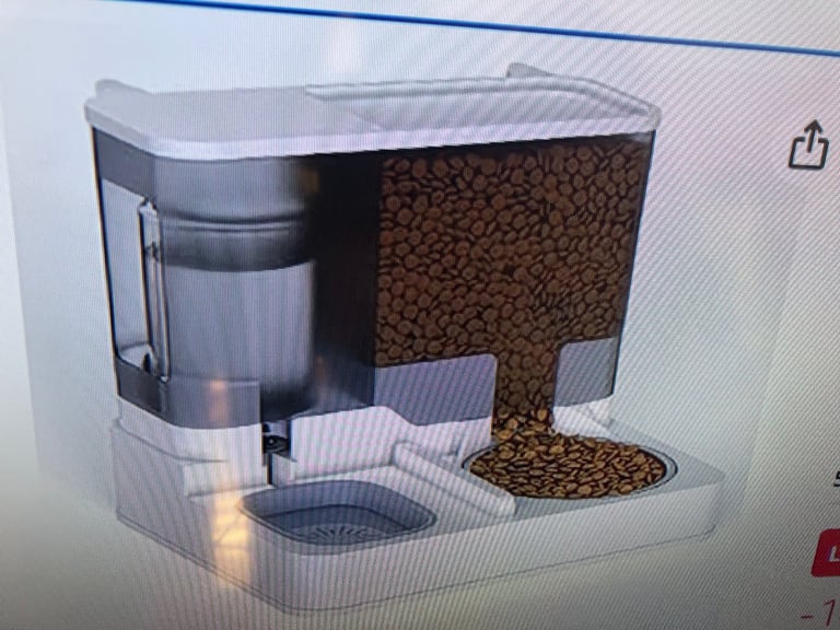 image for 2 in 1 automatic cat feeder