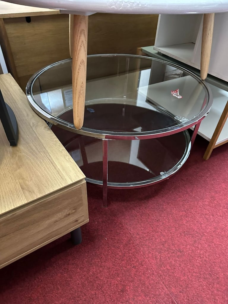 Habitat Home Boutique Round Coffee Table - Silver