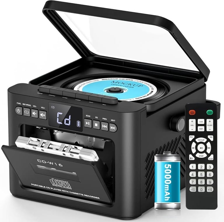 New and boxed Portable CD Player, cassette  Boombox