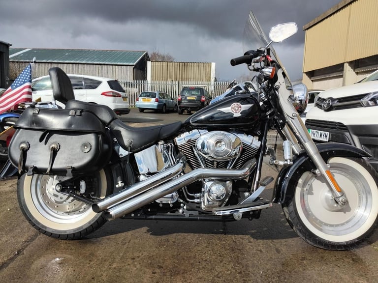 2005 55 HARLEY-DAVIDSON FLSTFI FATBOY FUEL INJECTED CUSTOM CRUISER LOW MILES